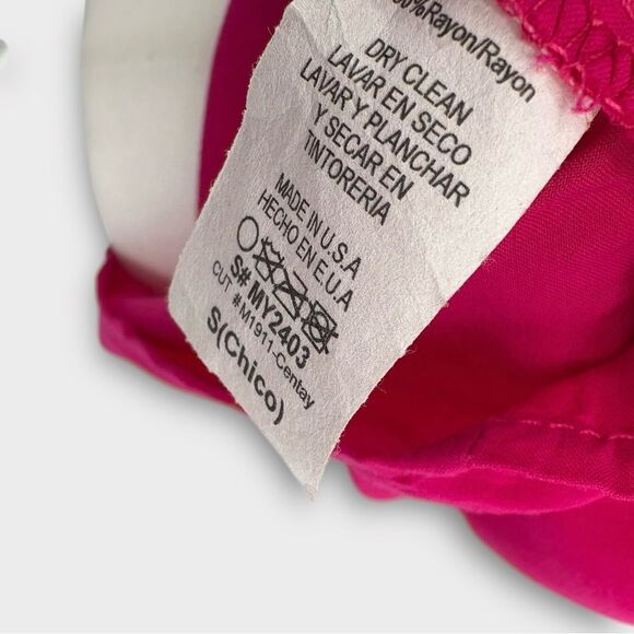 Anthropologie Whisper One Shoulder Long Sleeve Blouse in Pink Women’s Size S - Picture 5 of 6